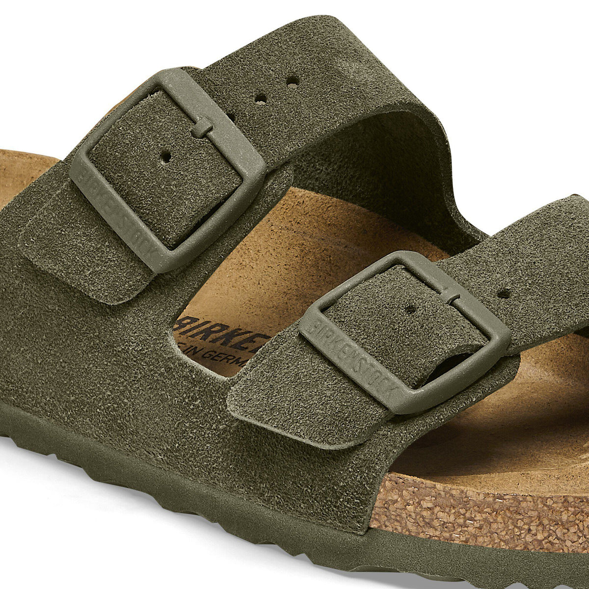Arizona Suede Leather in Color Thyme | Birkenstock