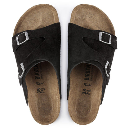 Zürich Suede Leather in Color Black | Birkenstock