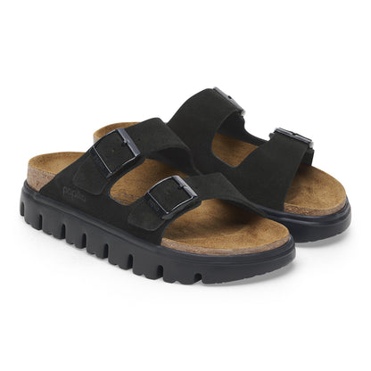 Arizona Chunky Suede Leather in Color Black/Black | Birkenstock