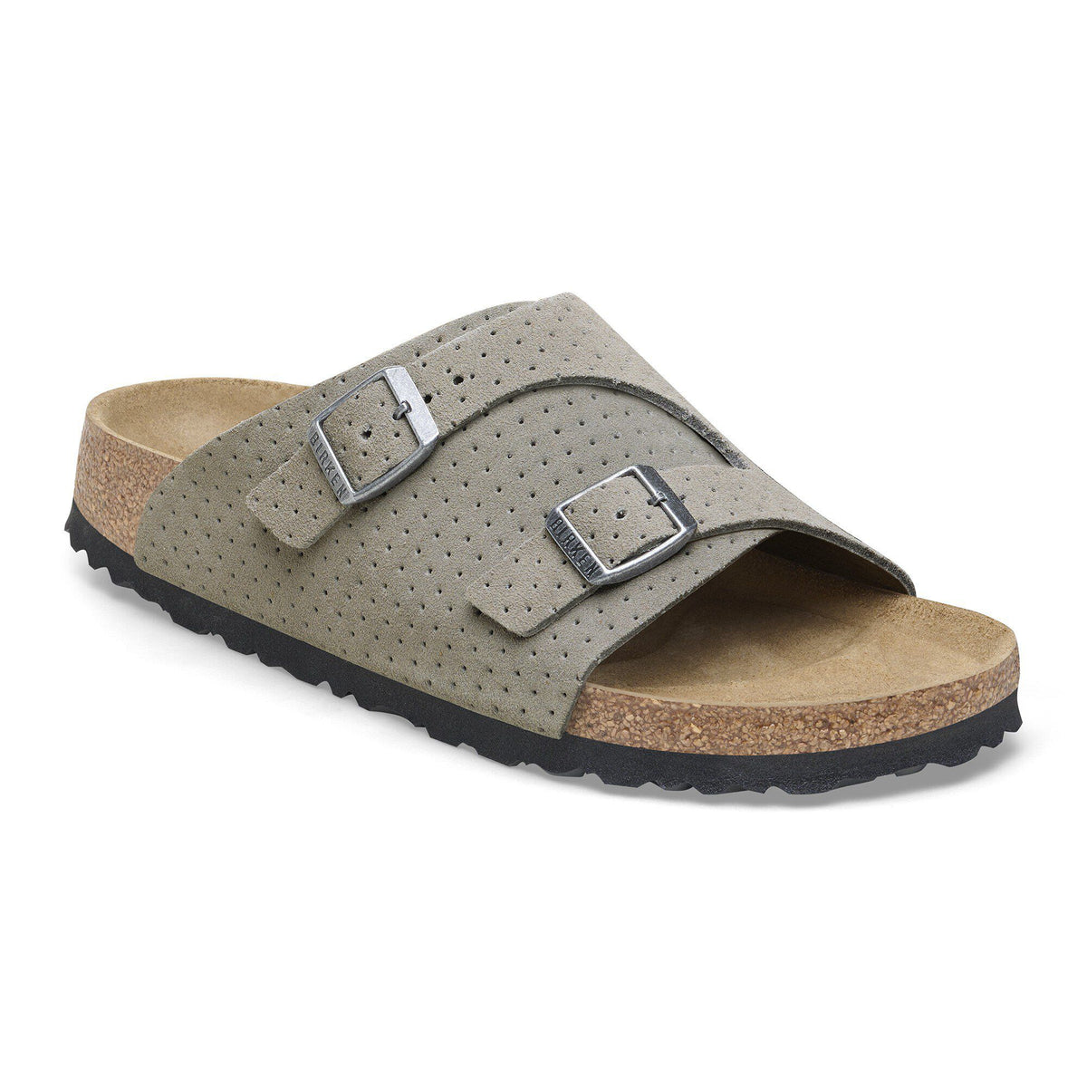 Zürich Suede Embossed in Color Dotted Stone Coin | Birkenstock
