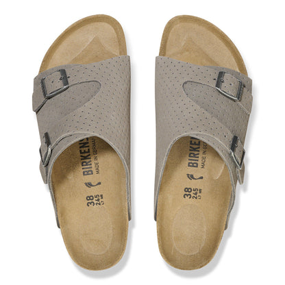 Zürich Suede Embossed in Color Dotted Stone Coin | Birkenstock