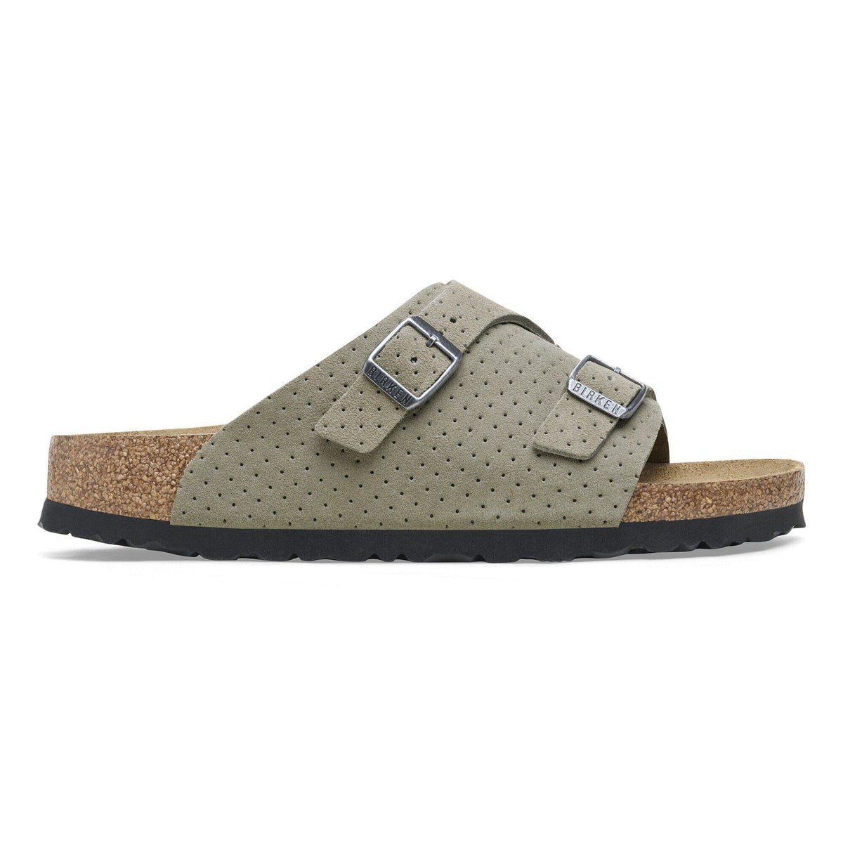 Zürich Suede Embossed in Color Dotted Stone Coin | Birkenstock