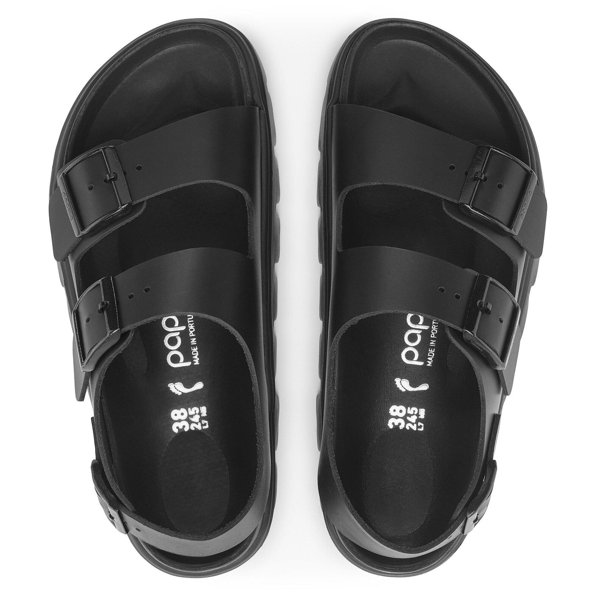 Milano Chunky Leather in Color Black | Birkenstock