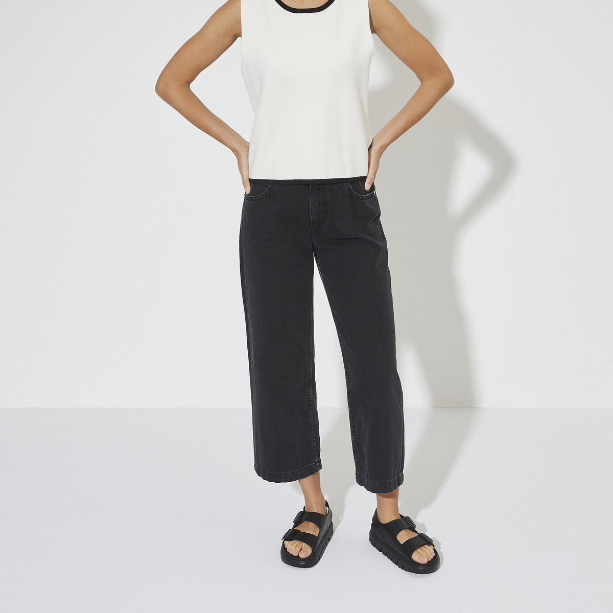 Milano Chunky Leather in Color Black | Birkenstock