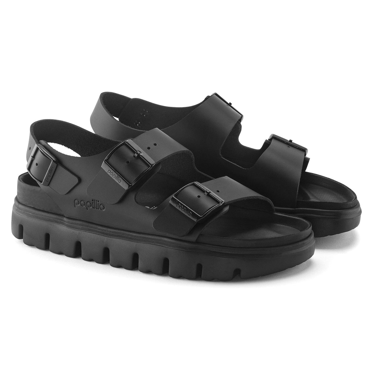 Milano Chunky Leather in Color Black | Birkenstock