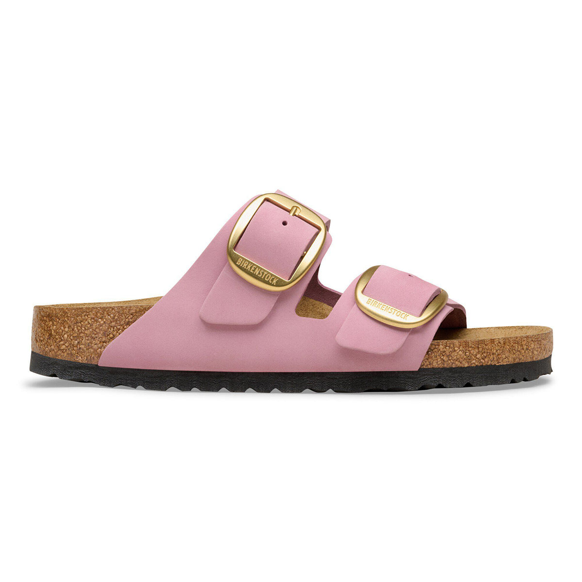 Arizona Big Buckle Nubuck Leather in Color Orchid | Birkenstock