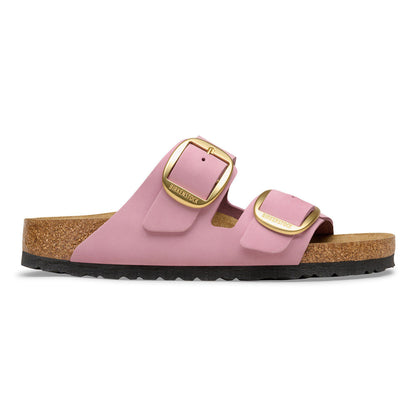 Arizona Big Buckle Nubuck Leather in Color Orchid | Birkenstock