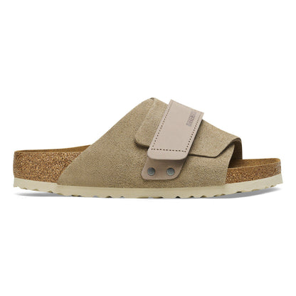 Kyoto Nubuck-Suede Leather in Color Taupe | Birkenstock