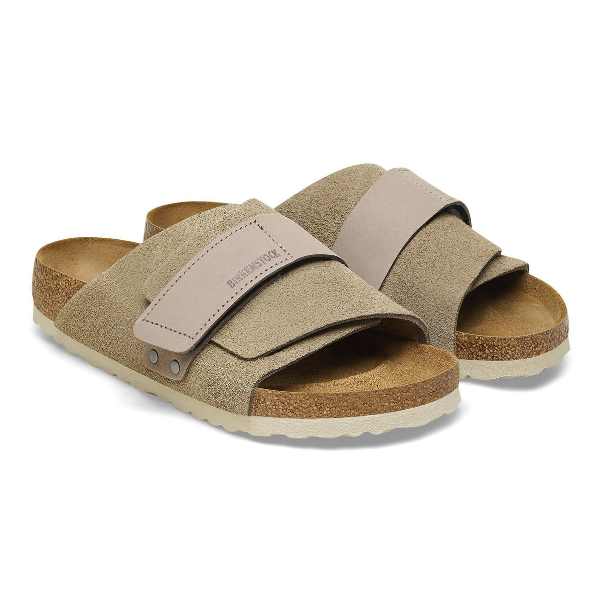 Kyoto Nubuck-Suede Leather in Color Taupe | Birkenstock