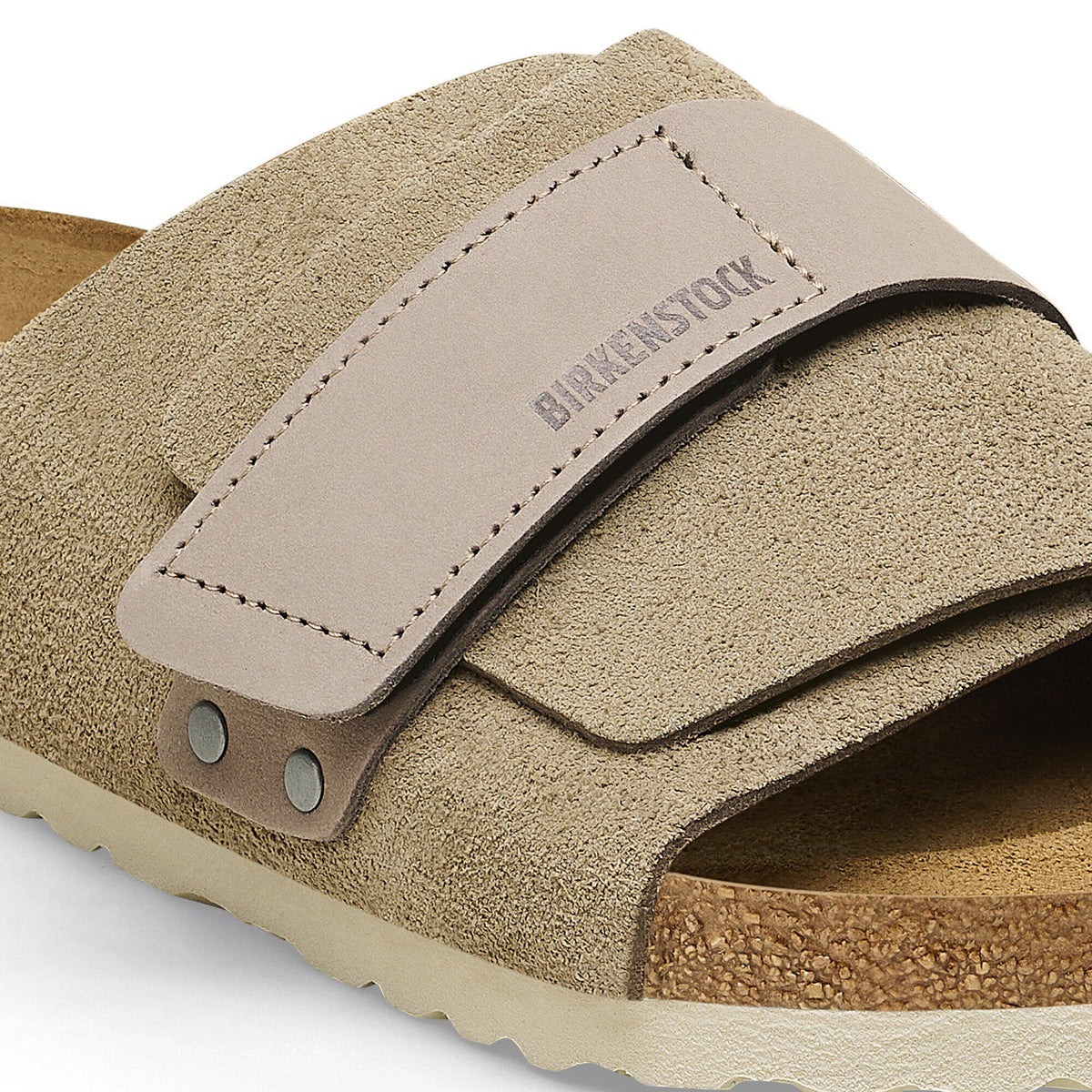 Kyoto Nubuck-Suede Leather in Color Taupe | Birkenstock