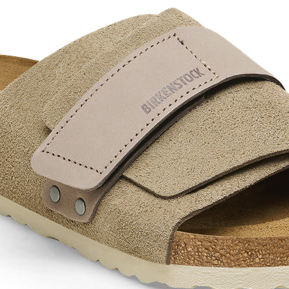 Kyoto Nubuck-Suede Leather in Color Taupe | Birkenstock