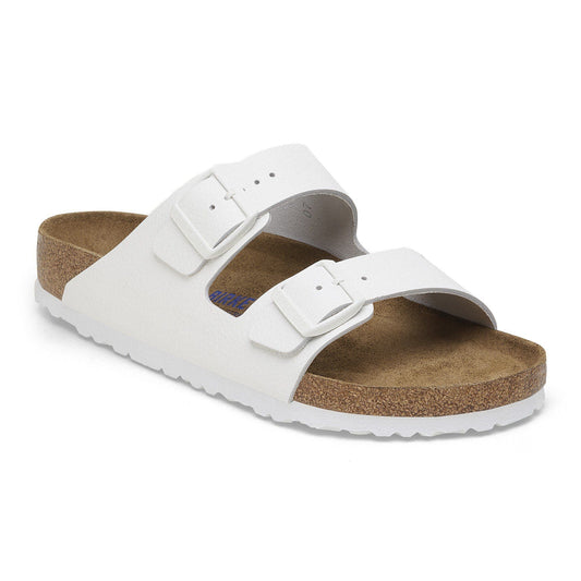Arizona Soft Footbed Leather in Color White | Birkenstock