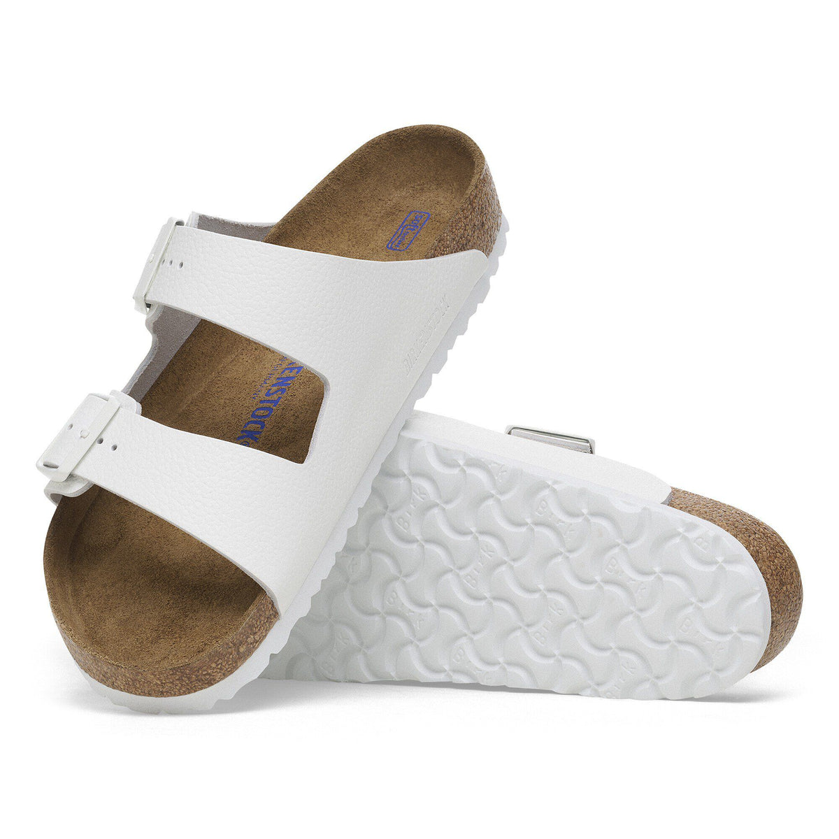 Arizona Soft Footbed Leather in Color White | Birkenstock