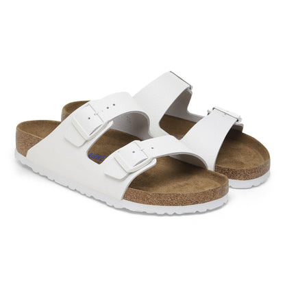 Arizona Soft Footbed Leather in Color White | Birkenstock