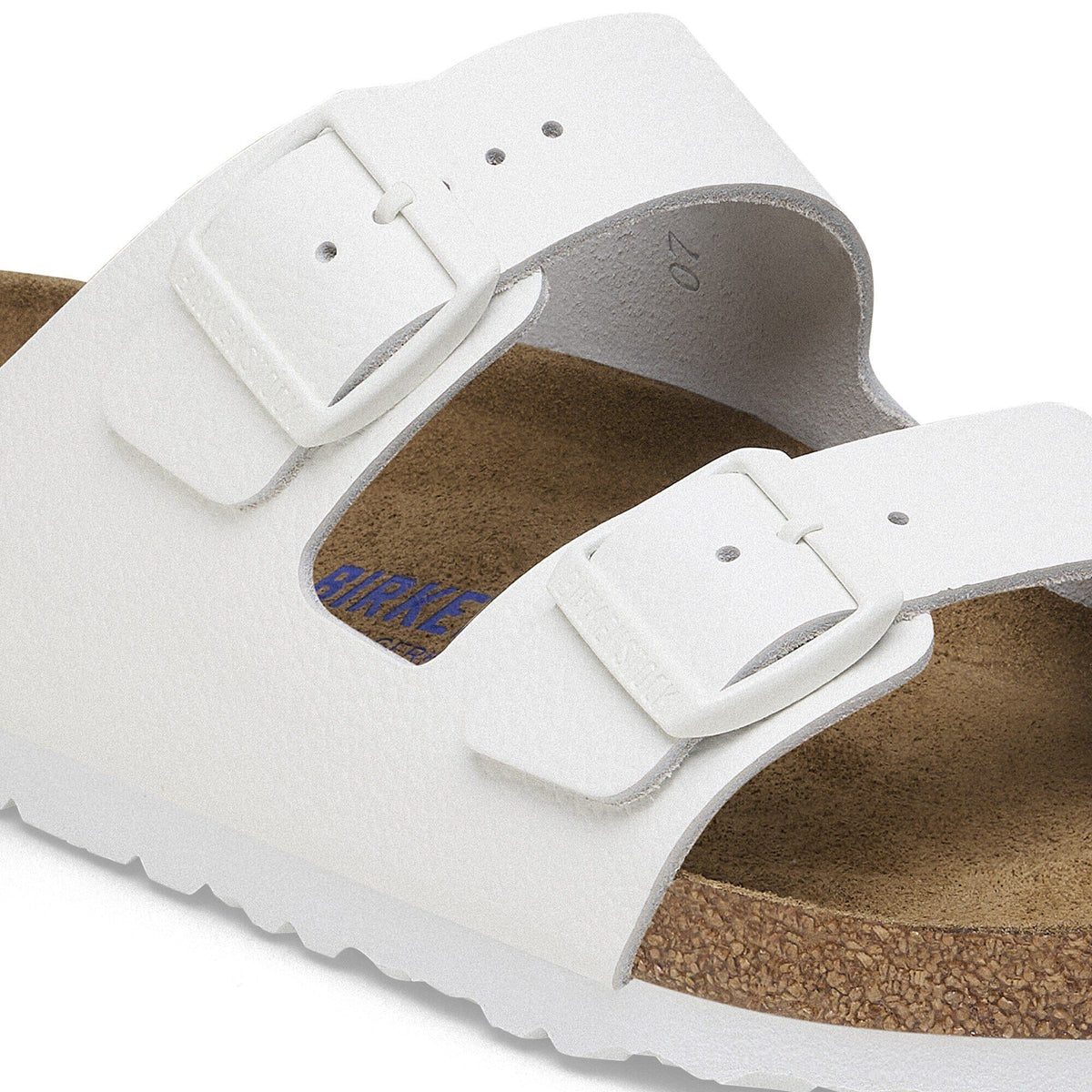 Arizona Soft Footbed Leather in Color White | Birkenstock