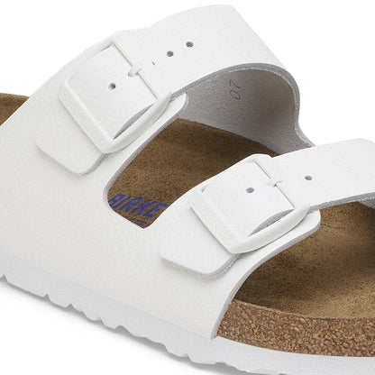 Arizona Soft Footbed Leather in Color White | Birkenstock