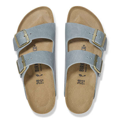 Arizona Oiled Leather in Color Basalt Gray | Birkenstock
