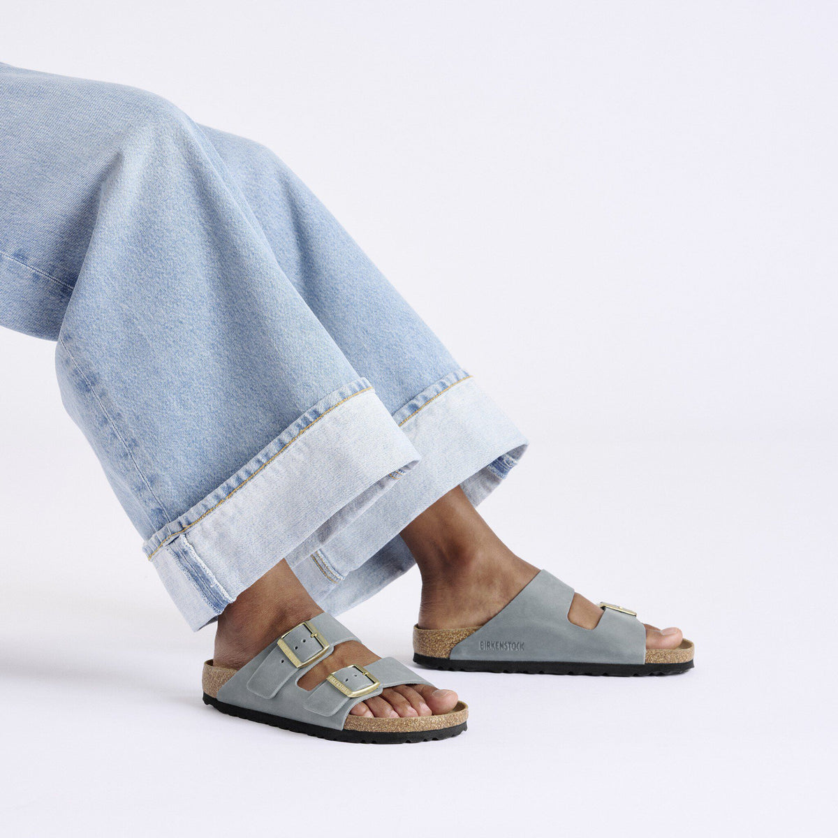 Arizona Oiled Leather in Color Basalt Gray | Birkenstock