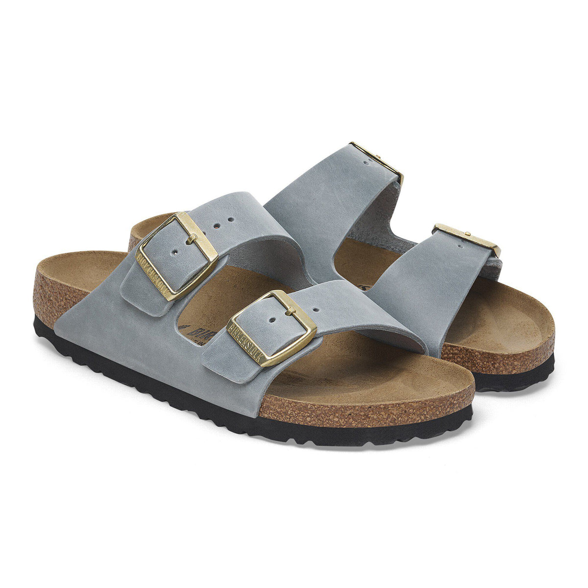 Arizona Oiled Leather in Color Basalt Gray | Birkenstock