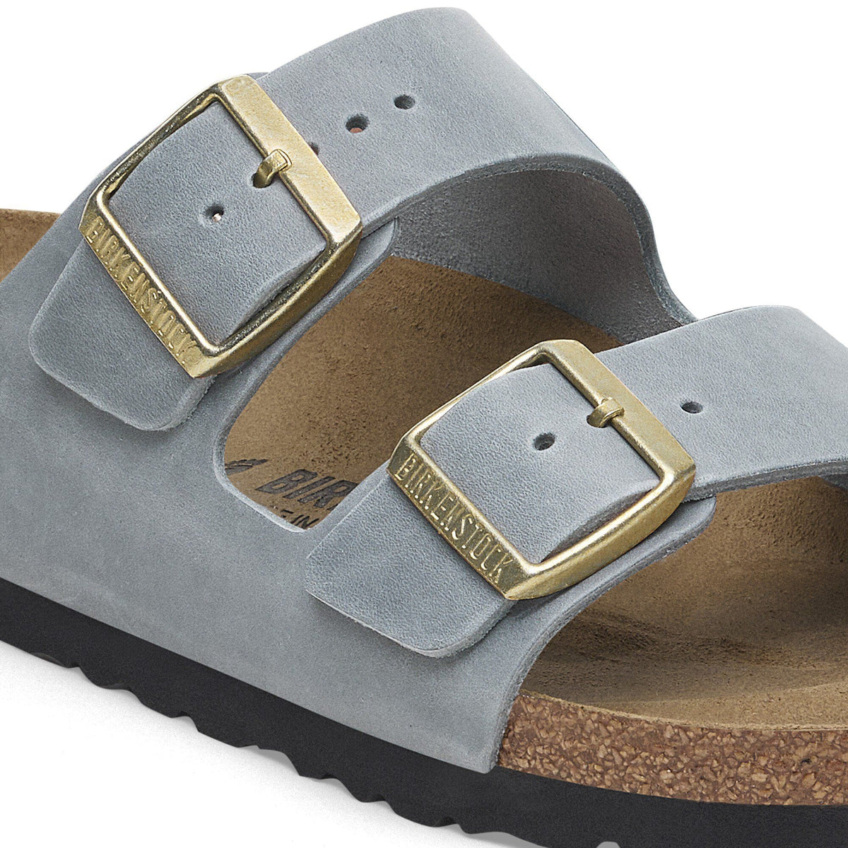 Arizona Oiled Leather in Color Basalt Gray | Birkenstock