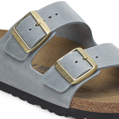 Arizona Oiled Leather in Color Basalt Gray | Birkenstock