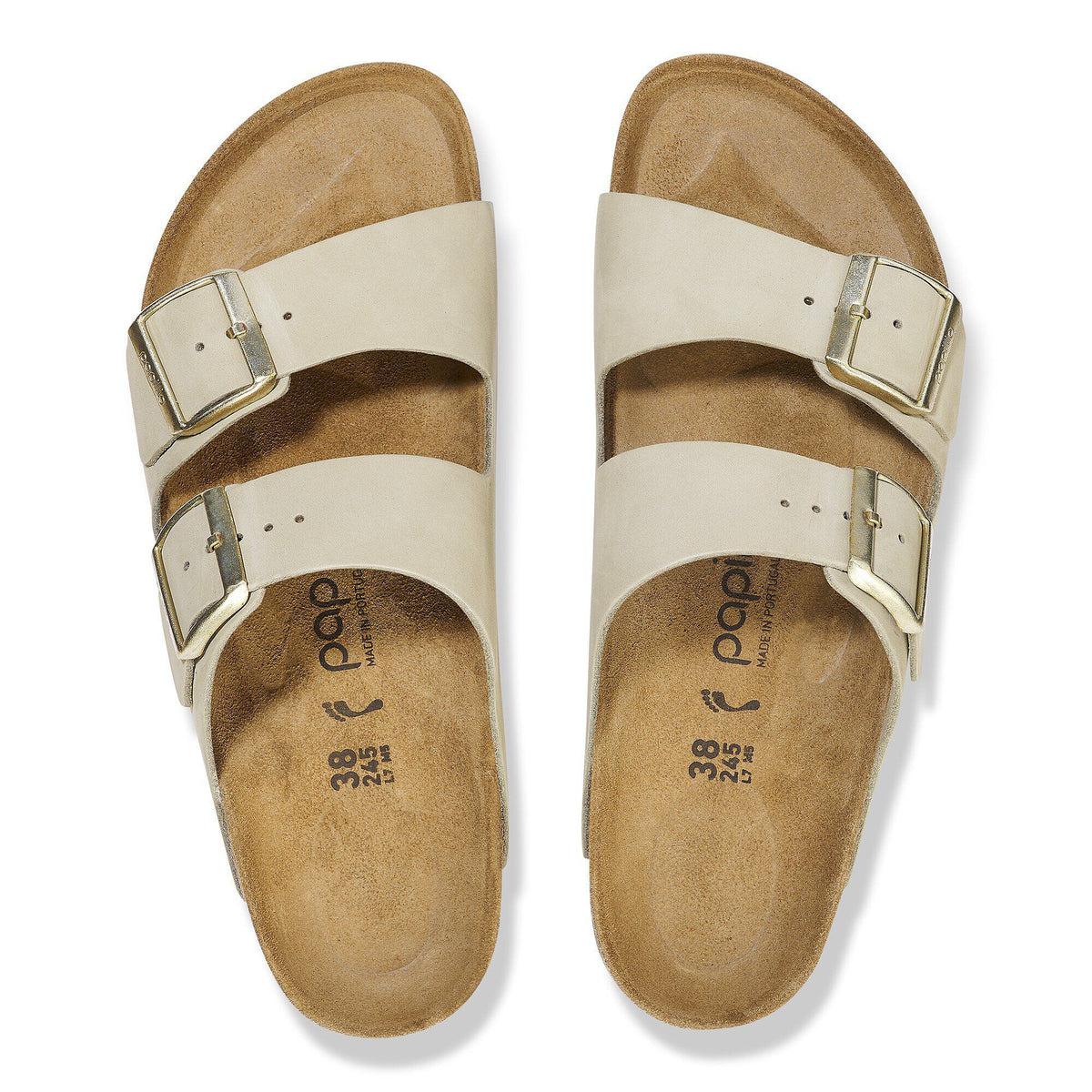 Arizona Flex Platform Nubuck Leather in Color Eucalyptus | Birkenstock