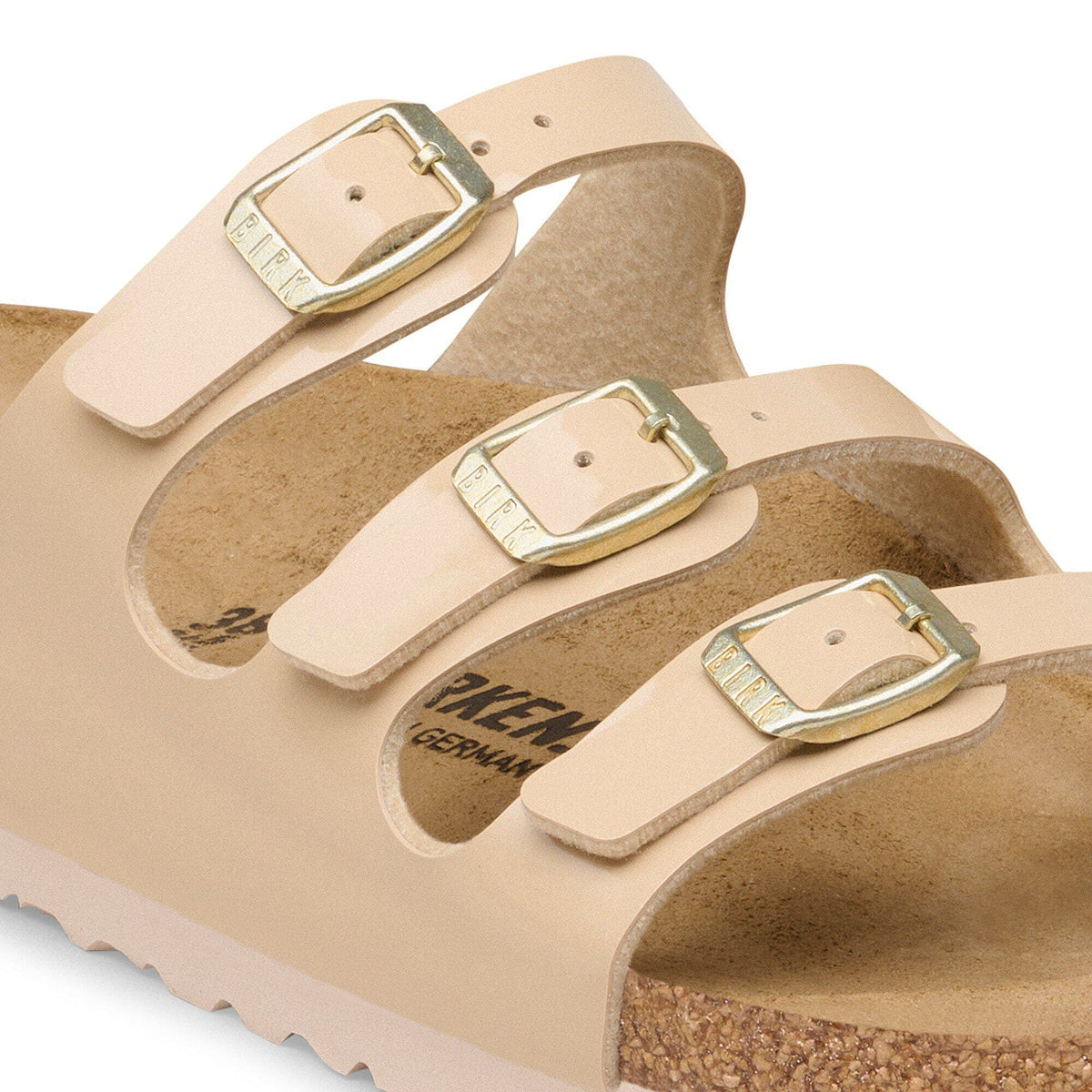 Florida Birko-Flor Patent in Color Patent Sand | Birkenstock