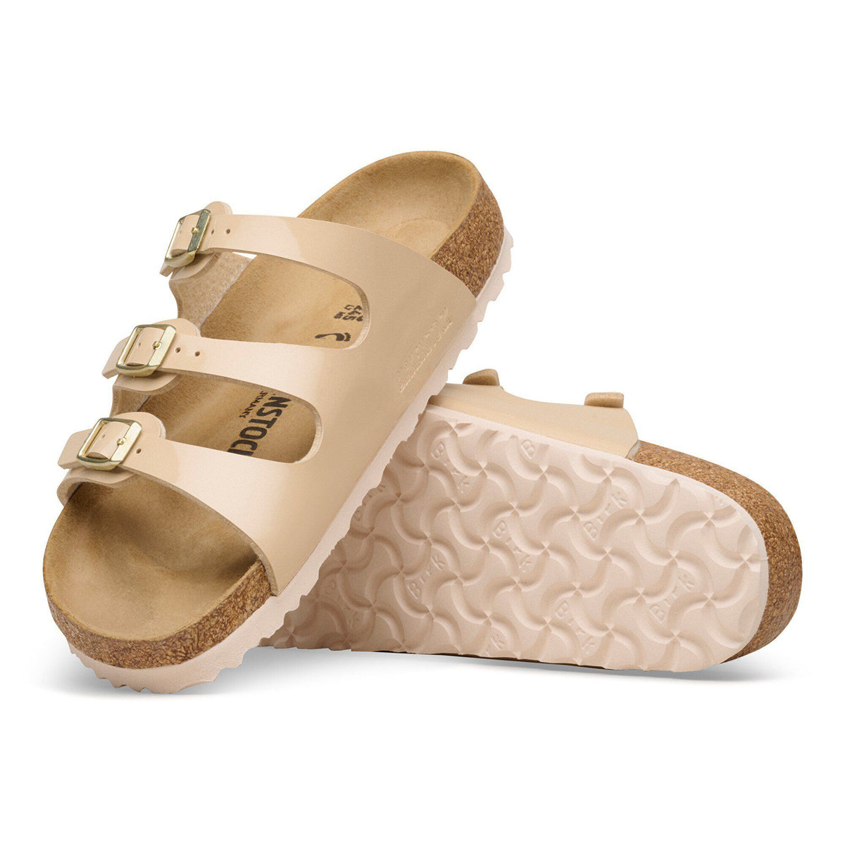 Florida Birko-Flor Patent in Color Patent Sand | Birkenstock