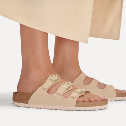 Florida Birko-Flor Patent in Color Patent Sand | Birkenstock