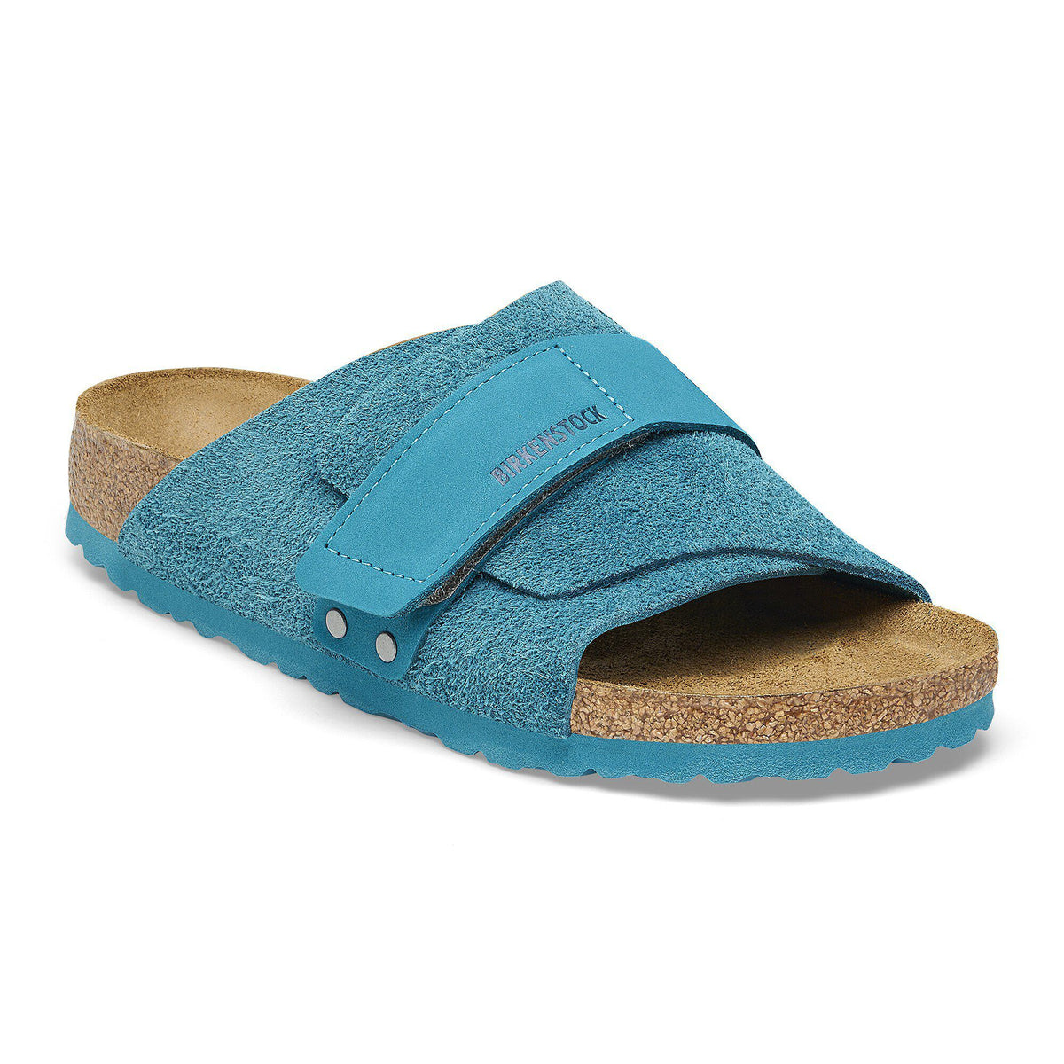 Kyoto Suede Leather in Color Deep Turquoise | Birkenstock