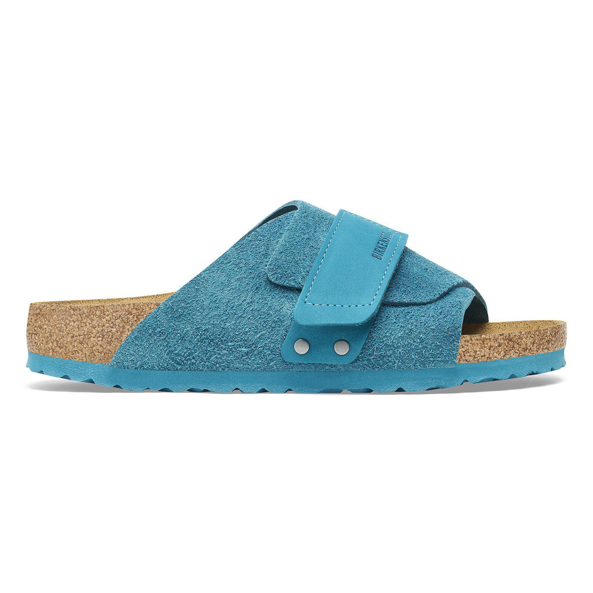 Kyoto Suede Leather in Color Deep Turquoise | Birkenstock