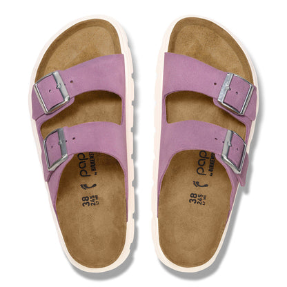 Arizona Chunky Suede Leather in Color Mauve | Birkenstock