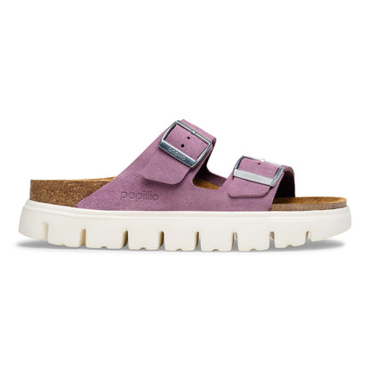 Arizona Chunky Suede Leather in Color Mauve | Birkenstock