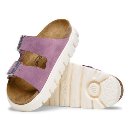Arizona Chunky Suede Leather in Color Mauve | Birkenstock