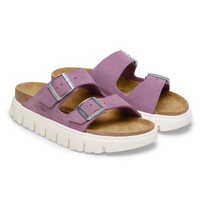 Arizona Chunky Suede Leather in Color Mauve | Birkenstock