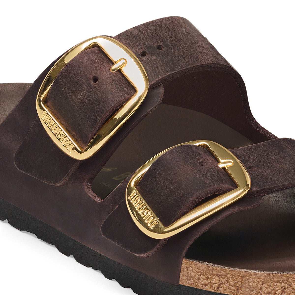 Arizona Big Buckle Oiled Leather in Color Habana | Birkenstock
