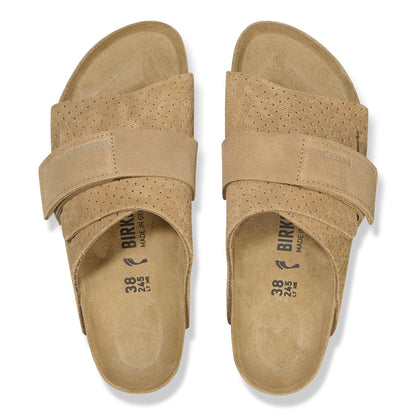 Kyoto Suede Embossed in Color New Beige | Birkenstock