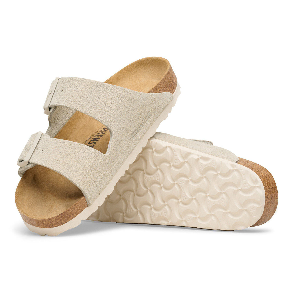 Arizona Suede Leather in Color Oyster | Birkenstock