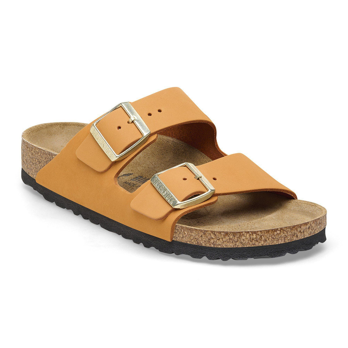Arizona Nubuck Leather in Color Burnt Orange | Birkenstock
