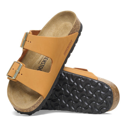 Arizona Nubuck Leather in Color Burnt Orange | Birkenstock