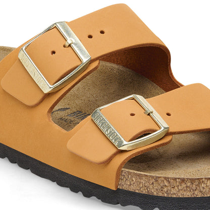 Arizona Nubuck Leather in Color Burnt Orange | Birkenstock