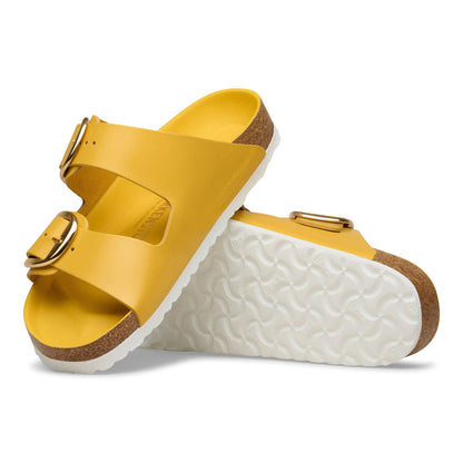 Arizona Big Buckle Natural Leather Patent in Color High-Shine Ochre | Birkenstock