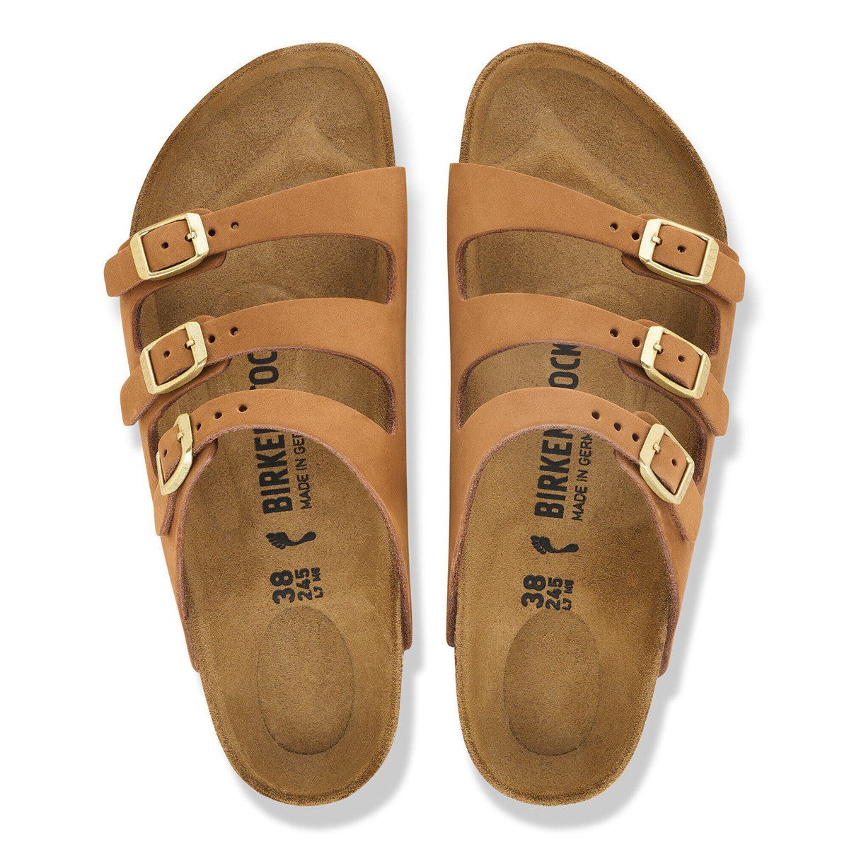 Florida Nubuck Leather in Color Mink | Birkenstock