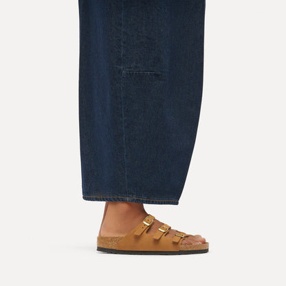 Florida Nubuck Leather in Color Mink | Birkenstock