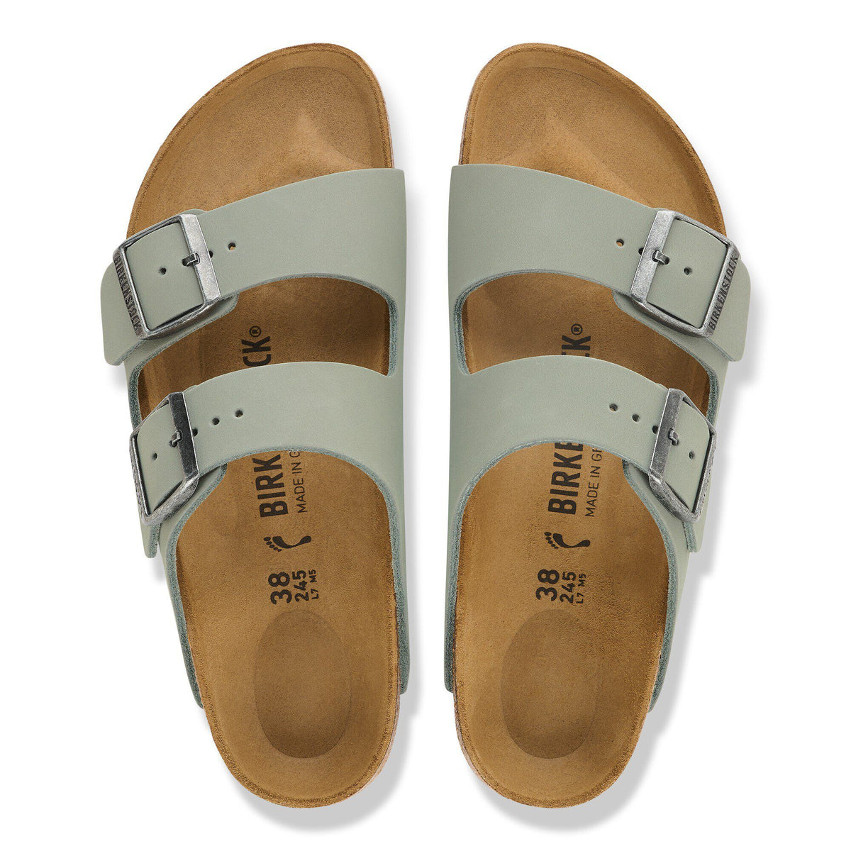 Arizona Oiled Leather in Color Pure Sage | Birkenstock