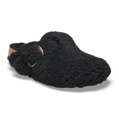 Boston Big Buckle Shearling in Color Black Gold | Birkenstock