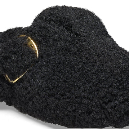 Boston Big Buckle Shearling in Color Black Gold | Birkenstock