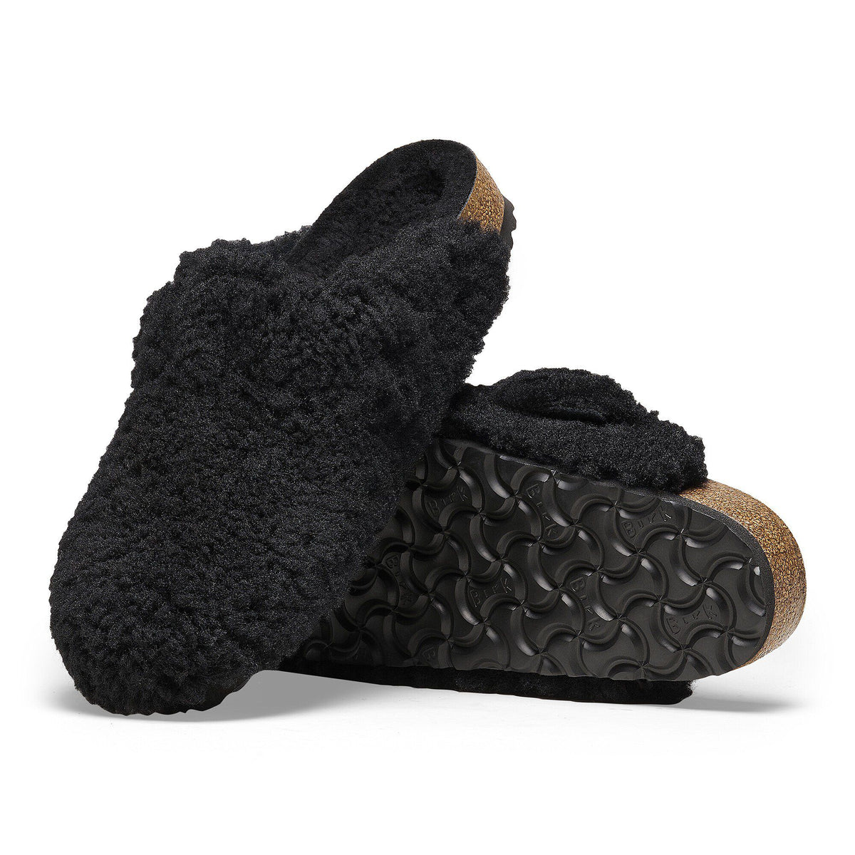 Boston Big Buckle Shearling in Color Black Gold | Birkenstock