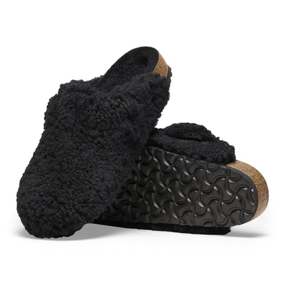 Boston Big Buckle Shearling in Color Black Gold | Birkenstock