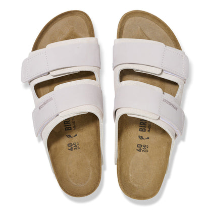 Uji Nubuck-Suede Leather in Color Antique White | Birkenstock